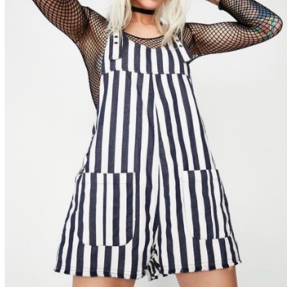 Emory Park Navy Stripes Romper